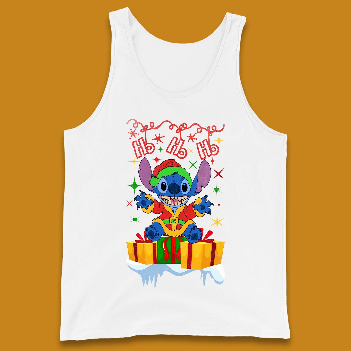 Elf Stitch Christmas Tank Top