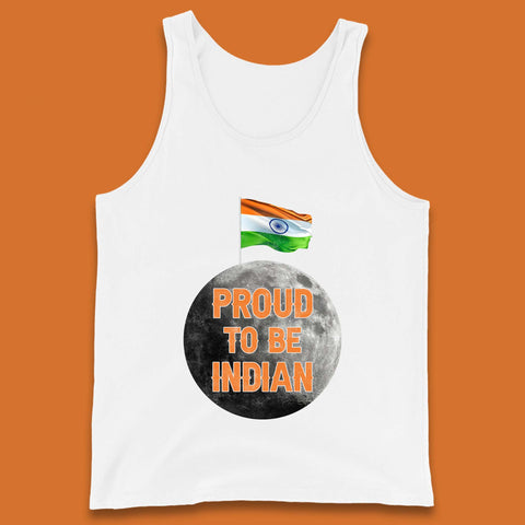 Proud To Be Indian Soft Landing To The Moon Chandrayaan-3 India On The Moon Tank Top