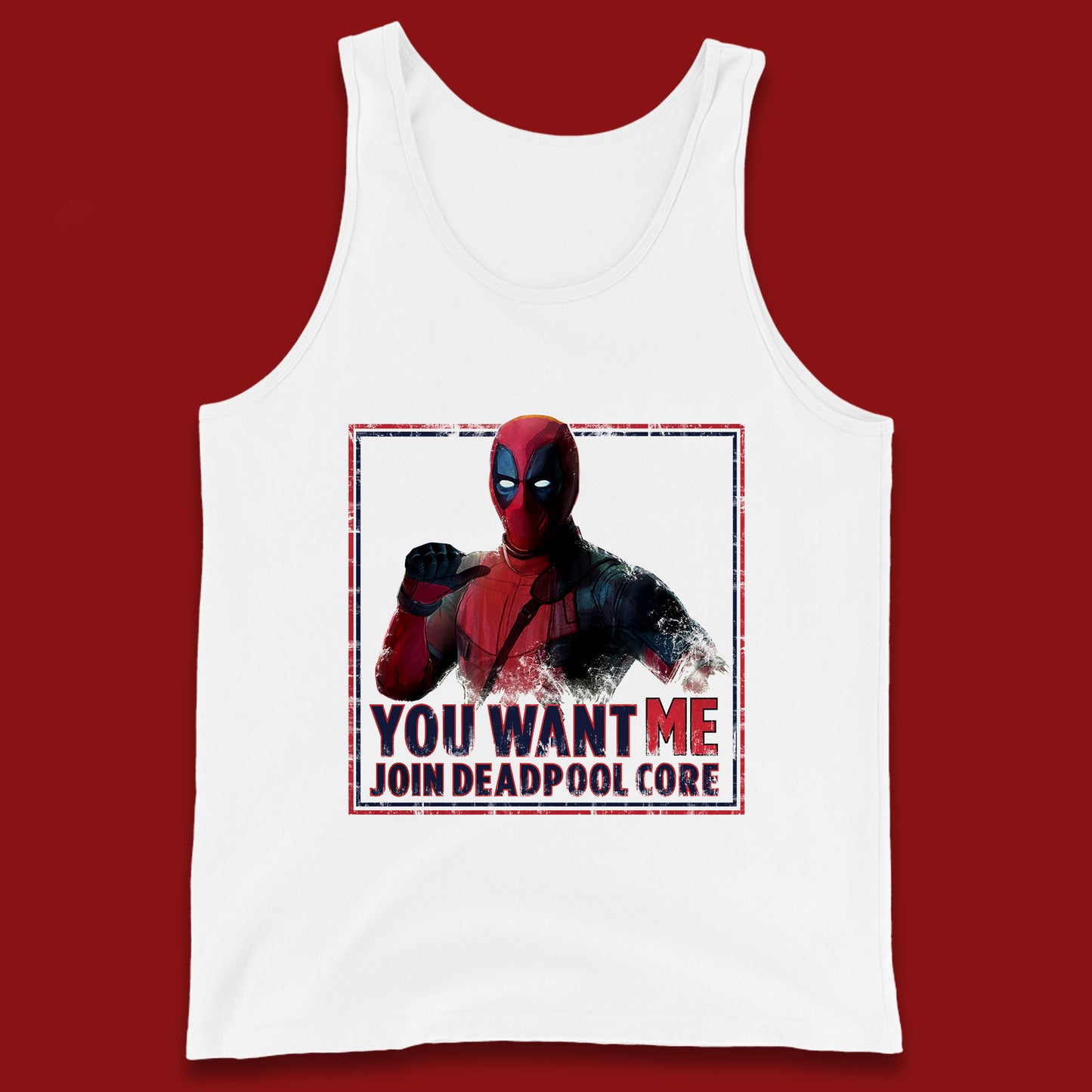 You Want Me Join Deadpool Core Marvel Comics Deadpool Superhero Comic Book Fictional Character Tank Top