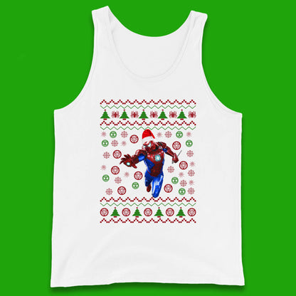 Iron Spider Man Suit Christmas Tank Top