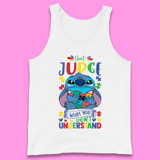 Autism Disney Stitch Tank Top