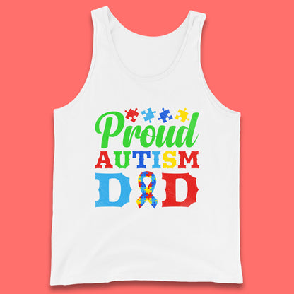 Proud Autism Dad Tank Top