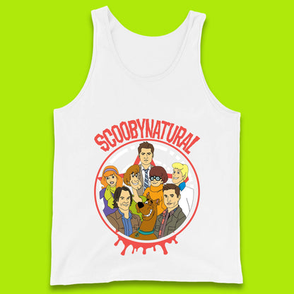 Scooby-Doo Scoobynatural Mash Up Group Shot Poster Happy Halloween Tank Top