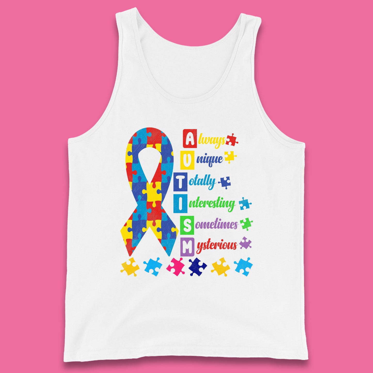 Autism Always Unique Tank Top