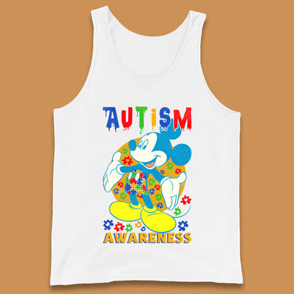 Autism Awareness Mickey Mouse Tank Top