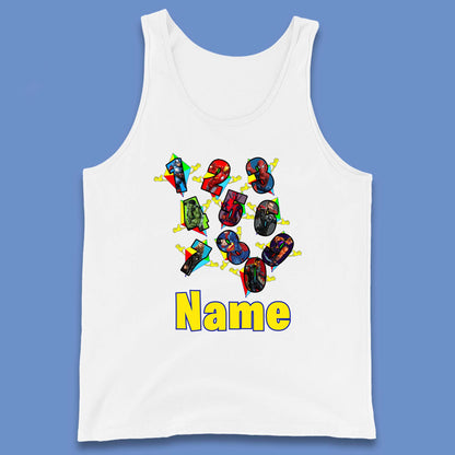 Personalised Number Day Superheroes Superheroes Tank Top