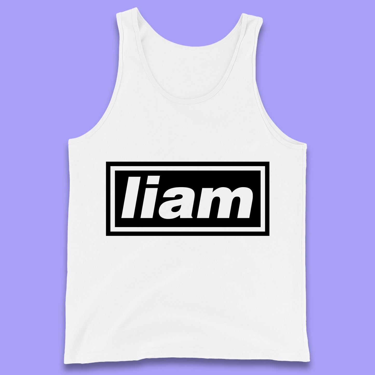 Liam Gallagher English Singer And Songwriter Lead Vocalist Of The Rock Band Oasis Rock Band Beady Eye Tank Top