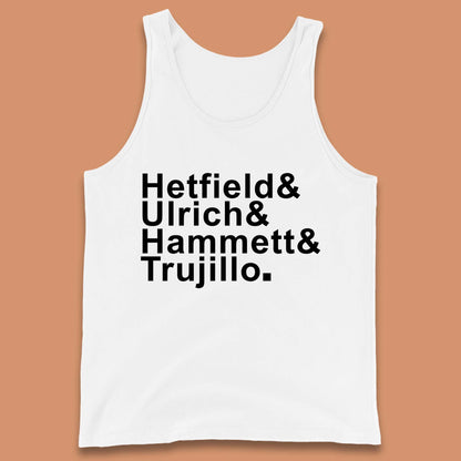 Hetfield & Ulrich & Hammett & Trujillo Metallica Band Tank Top