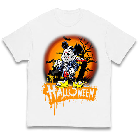 Mickey Mouse Haunted Halloween T Shirt
