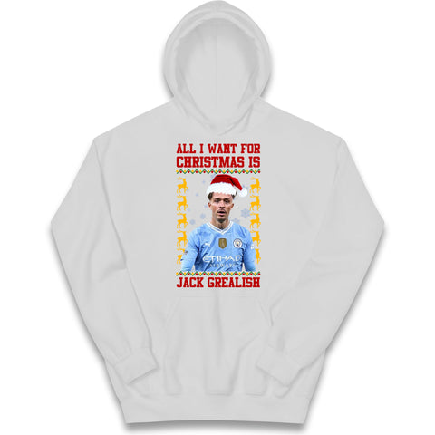 Jack Grealish Christmas Kids Hoodie