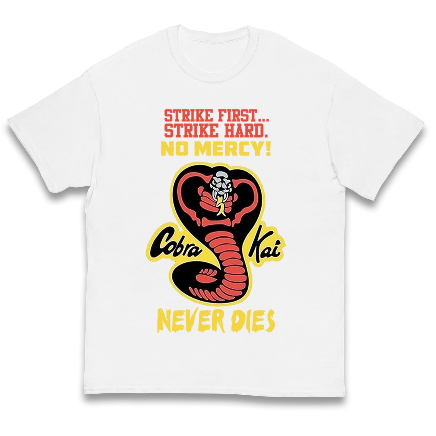 Cobra Kai Never dies Kids T Shirt