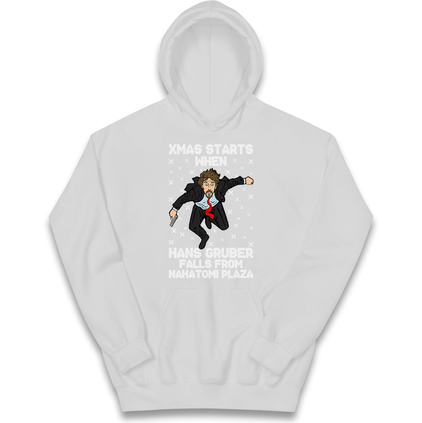 hans gruber falling hoodie