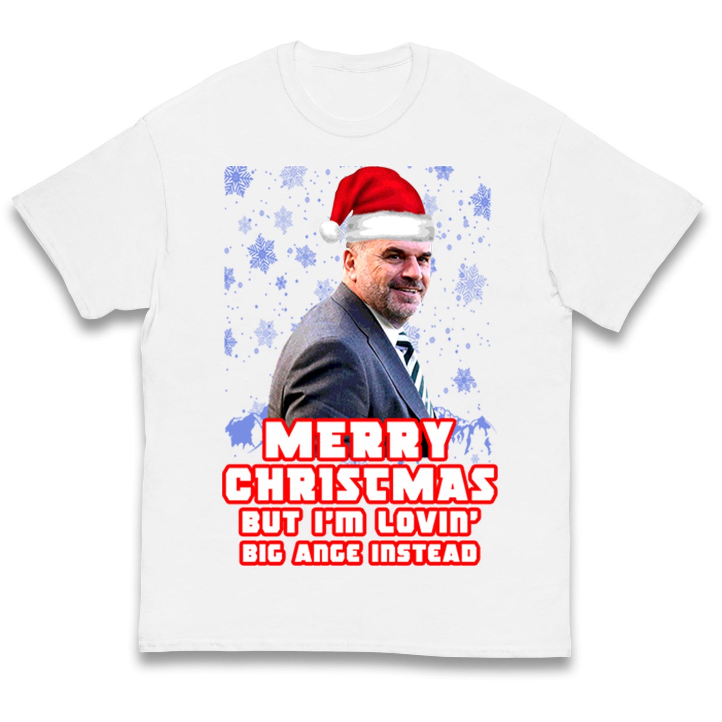 Merry christmas Ange Postecoglou Kids T Shirt