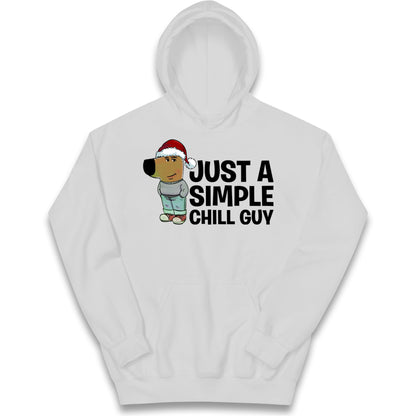 chill guy christmas hoodie