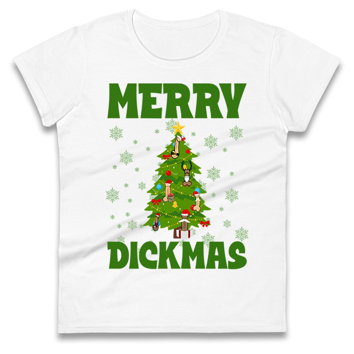 Merry Dickmas Funny Christmas T Shirt