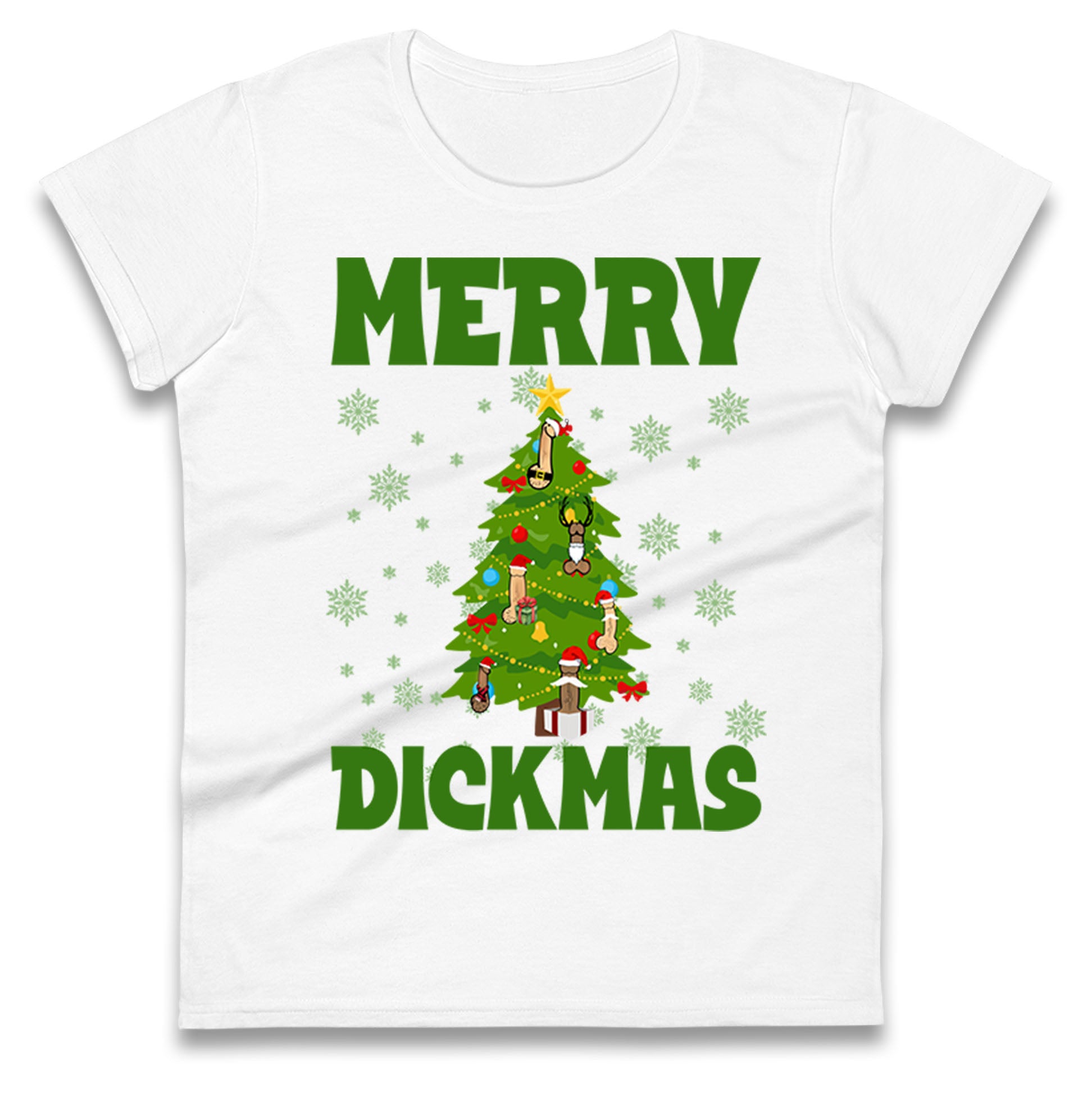 Merry Dickmas Funny Christmas T Shirt