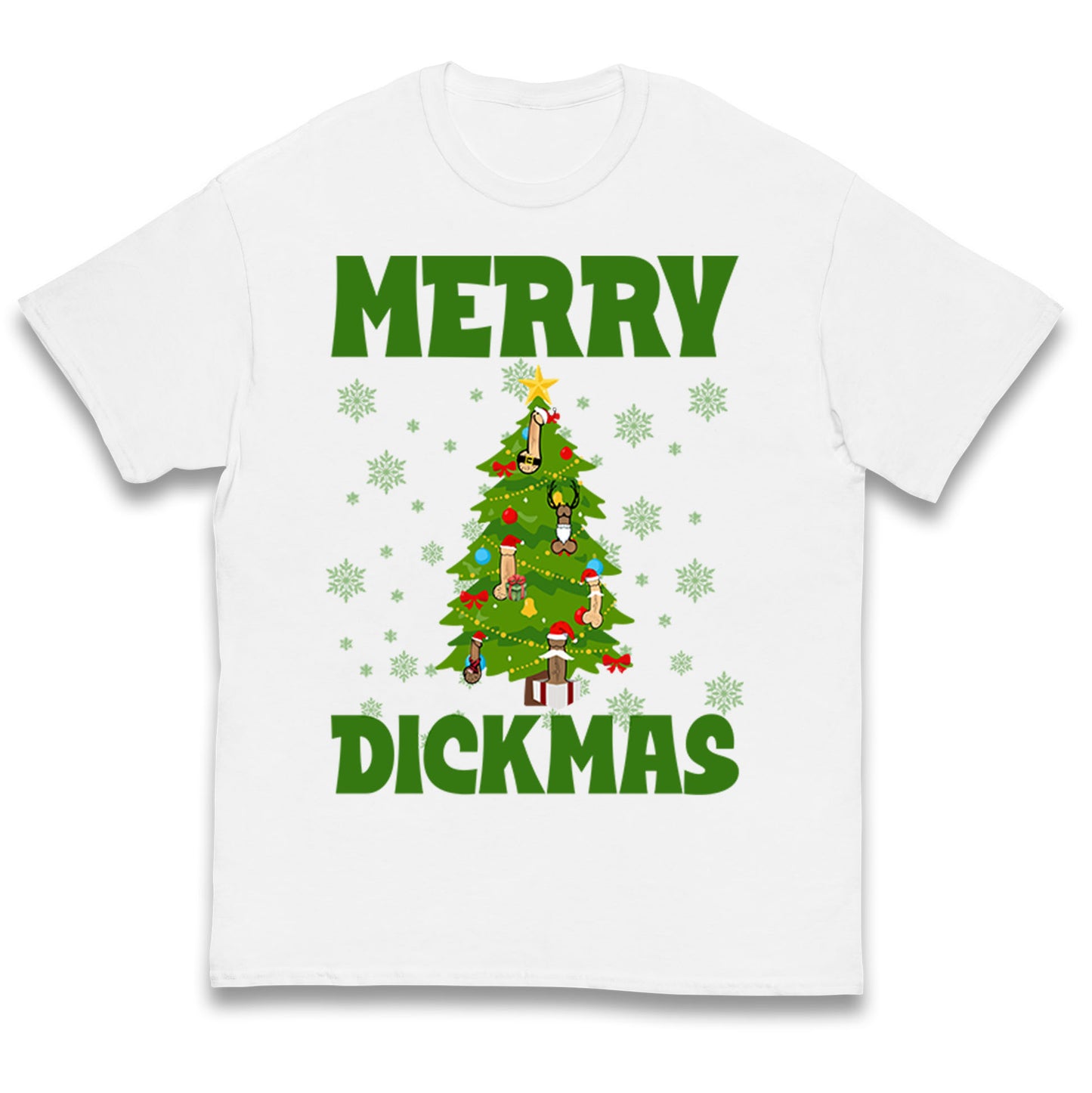 Merry Dickmas Funny Christmas T Shirt