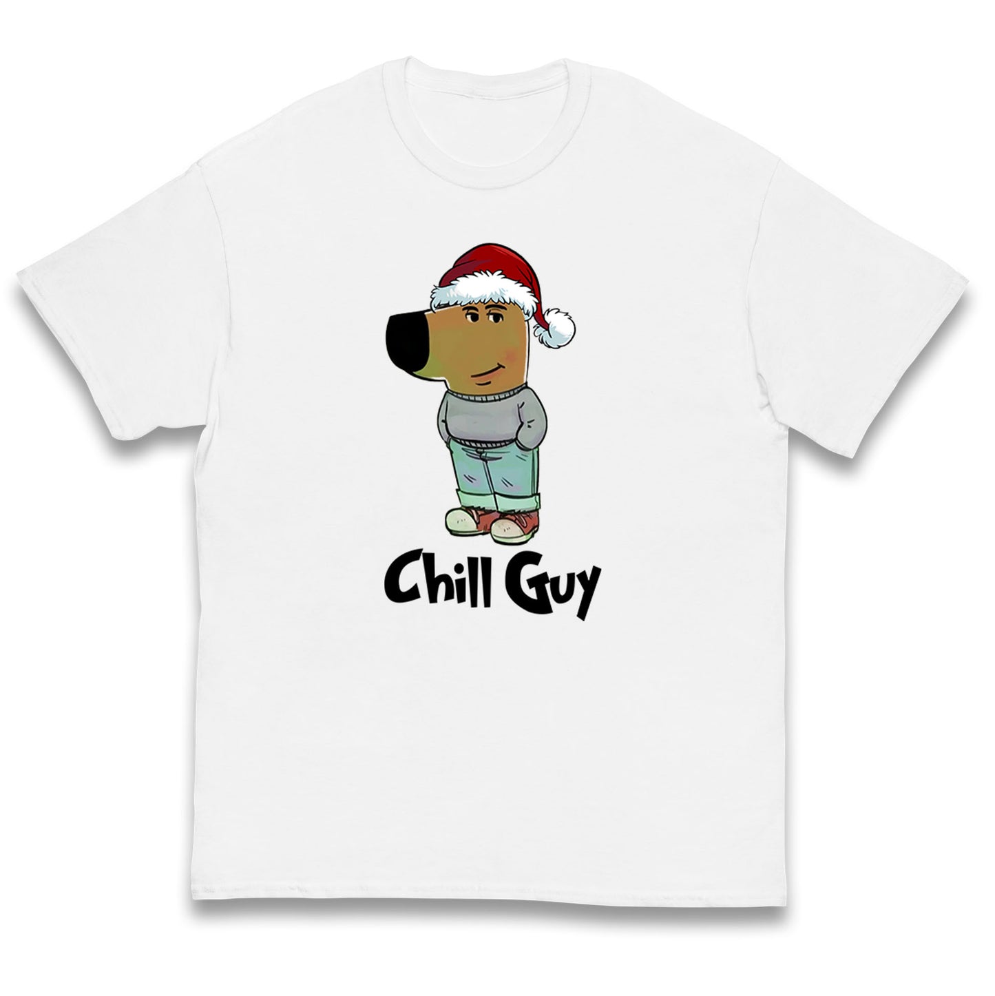 chill guy christmas t shirt