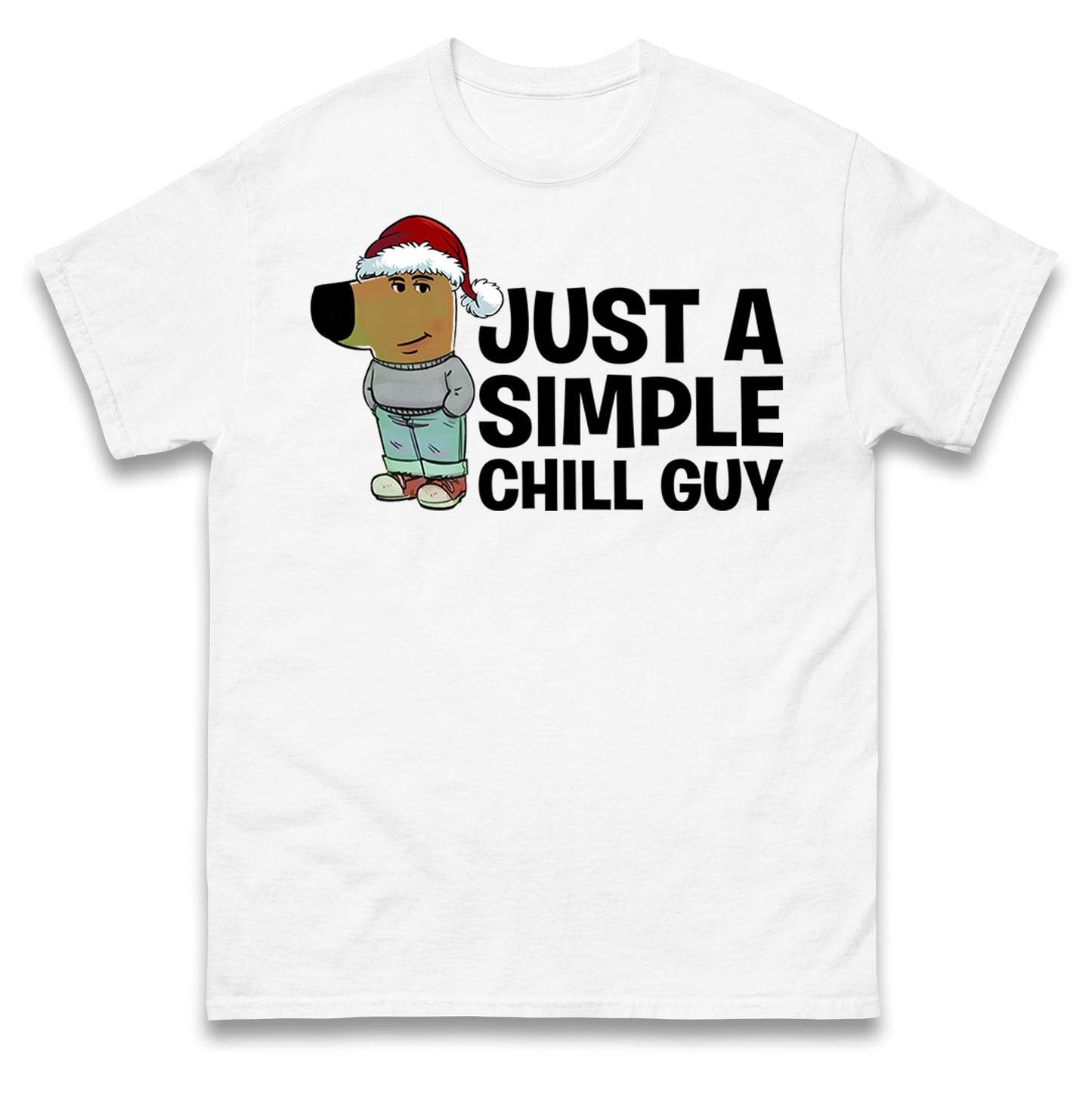 chill guy christmas t shirt