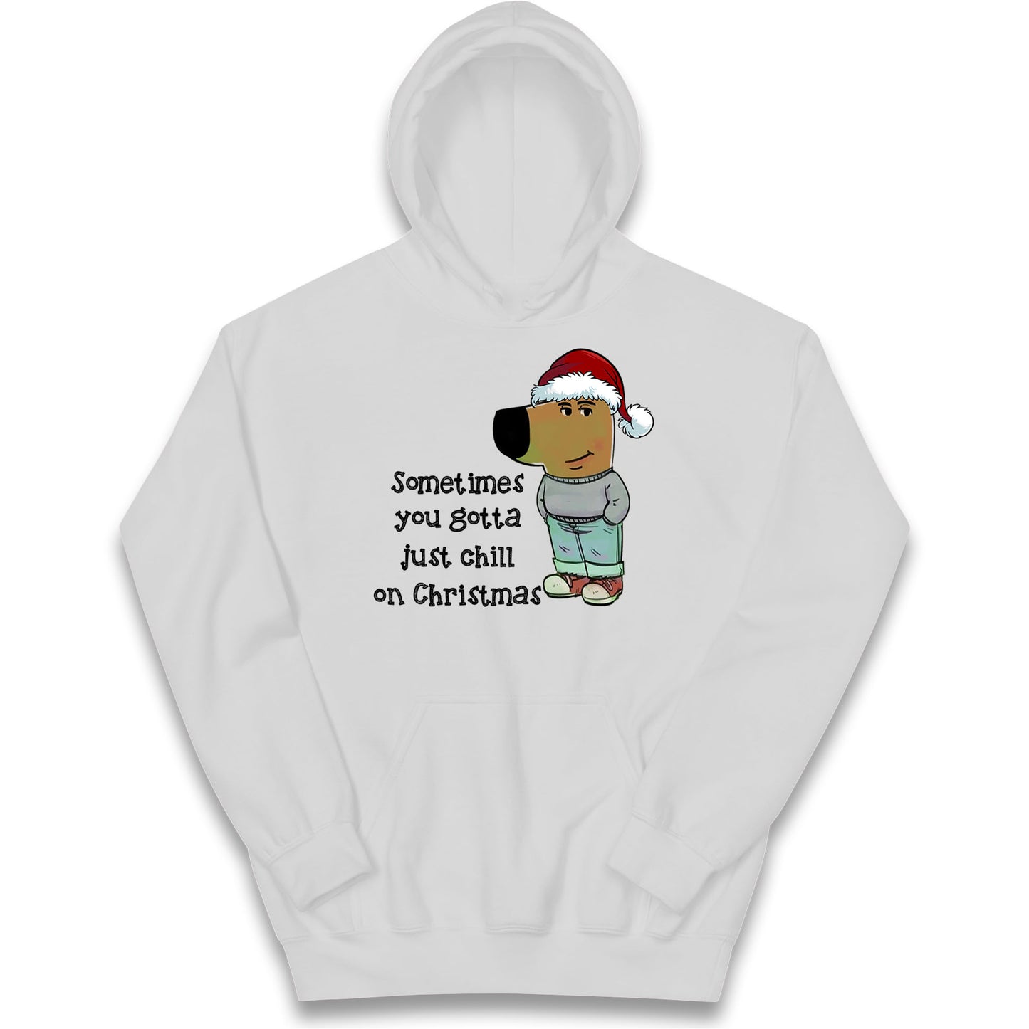 christmas chill guy hoodie