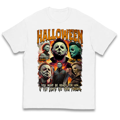 Michael Myers Horror Halloween Bootleg Kids T Shirt