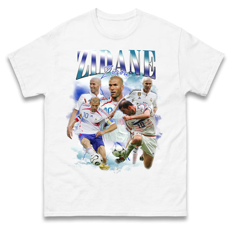 Zinedine Zidane Mens Tee Top