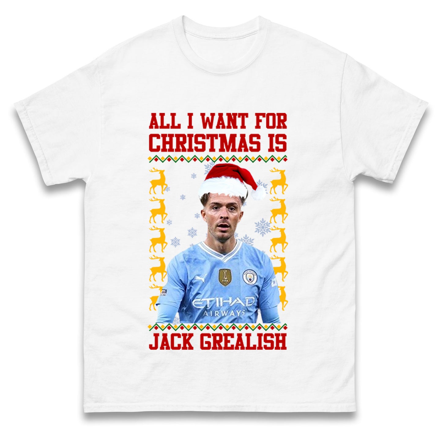 Jack Grealish Christmas T Shirts