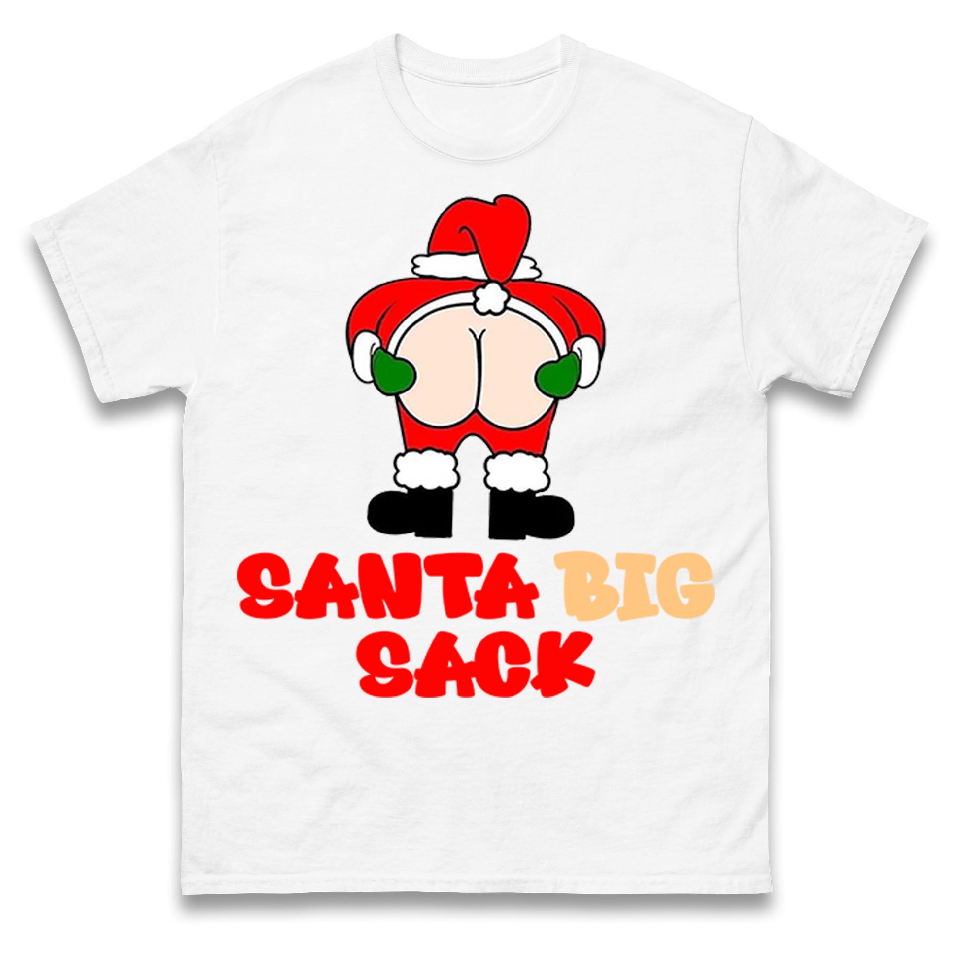 Christmas Santa Big Sack T Shirt