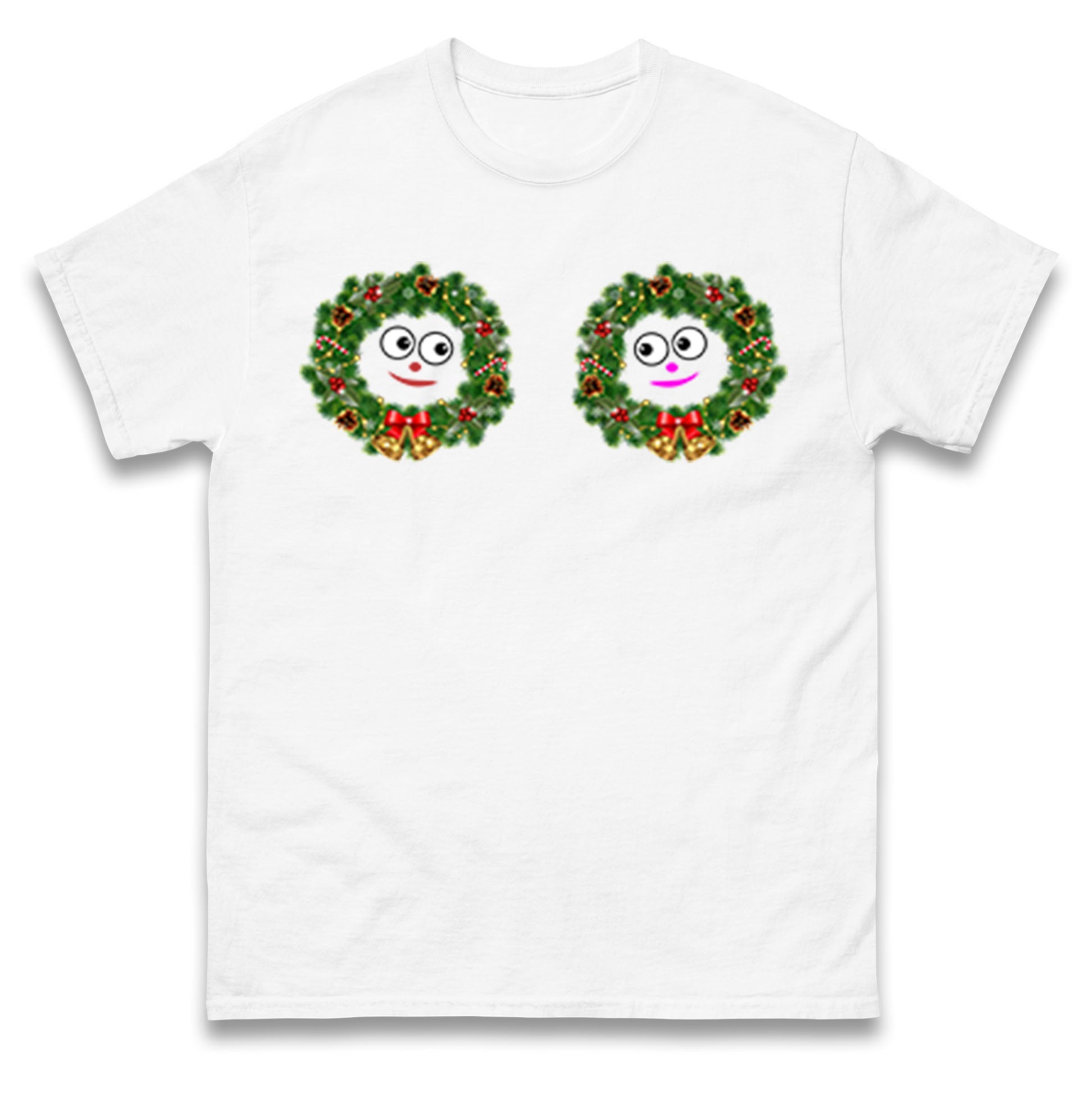 Christmas Decoration Rings Smiley Funny T Shirt