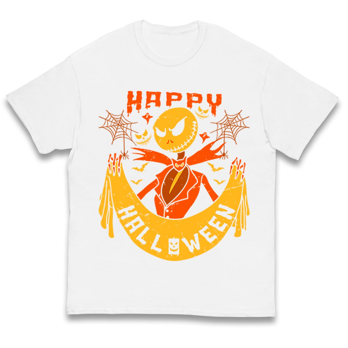 Jack Skellington Happy Halloween Kids T Shirt