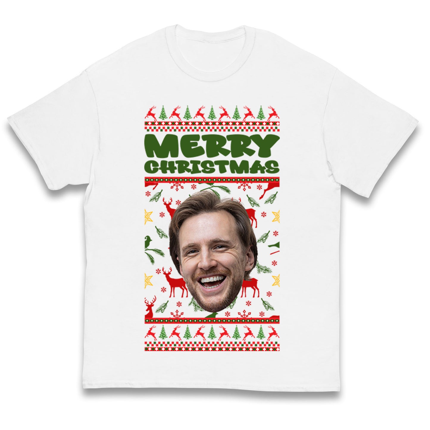 Personalise Merry Christmas T Shirt
