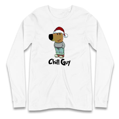 chill guy christmas long sleeve t shirt