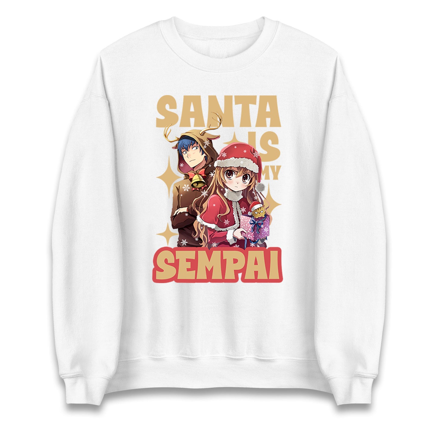 toradora anime christmas sweatshirt