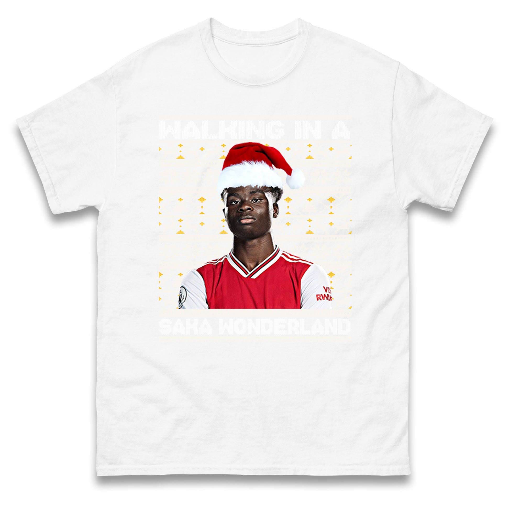 bukayo saka christmas t shirt