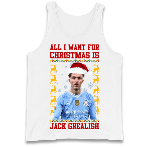 Jack Grealish Christmas Tank Top