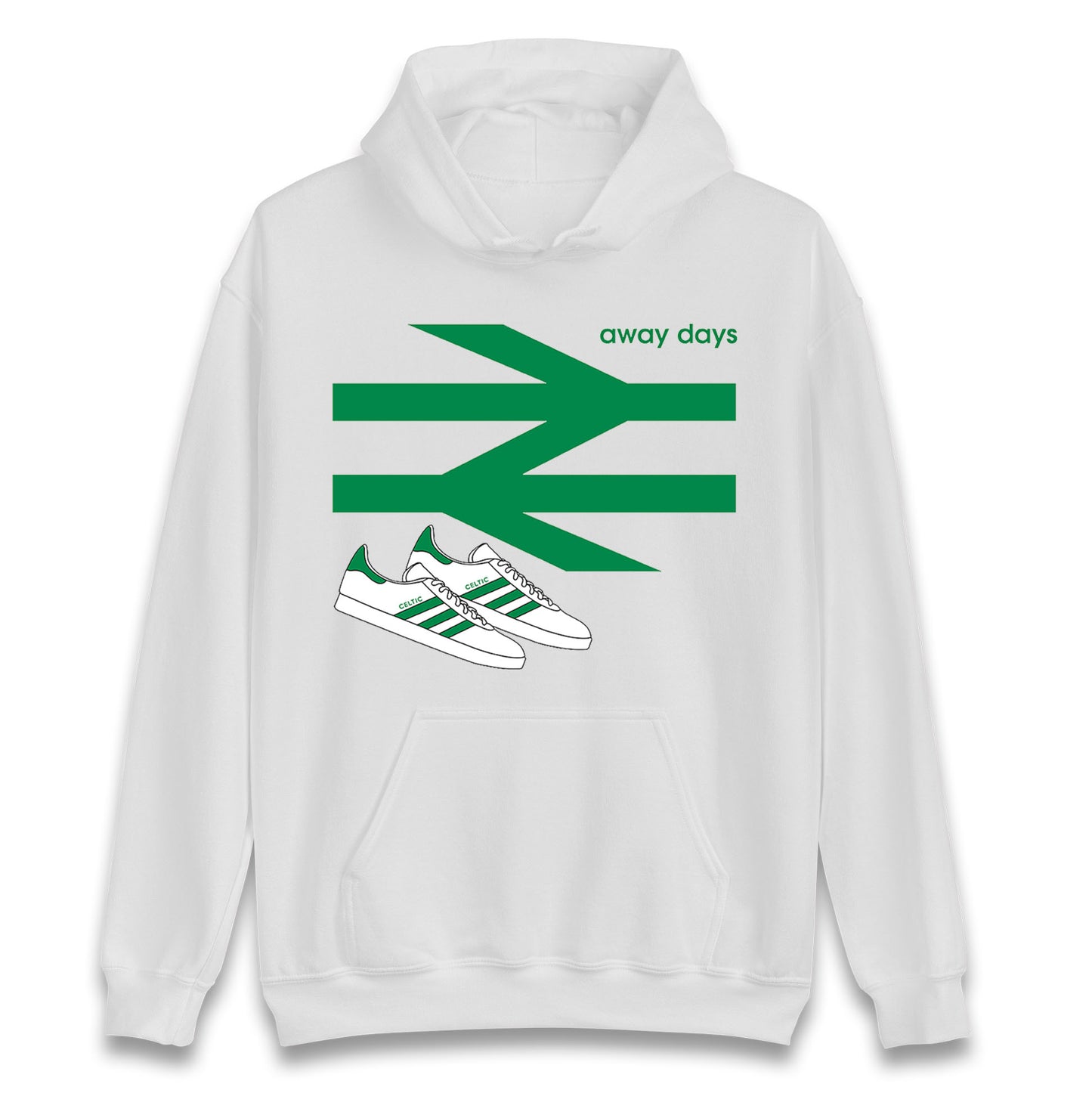 Away Days Celtic Football Club Supporter Unisex Hoodie