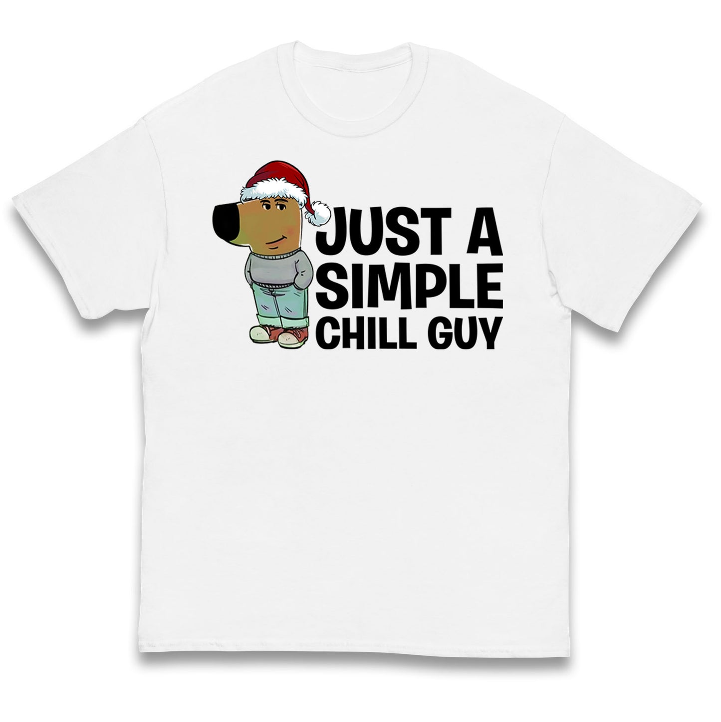 chill guy christmas t shirt