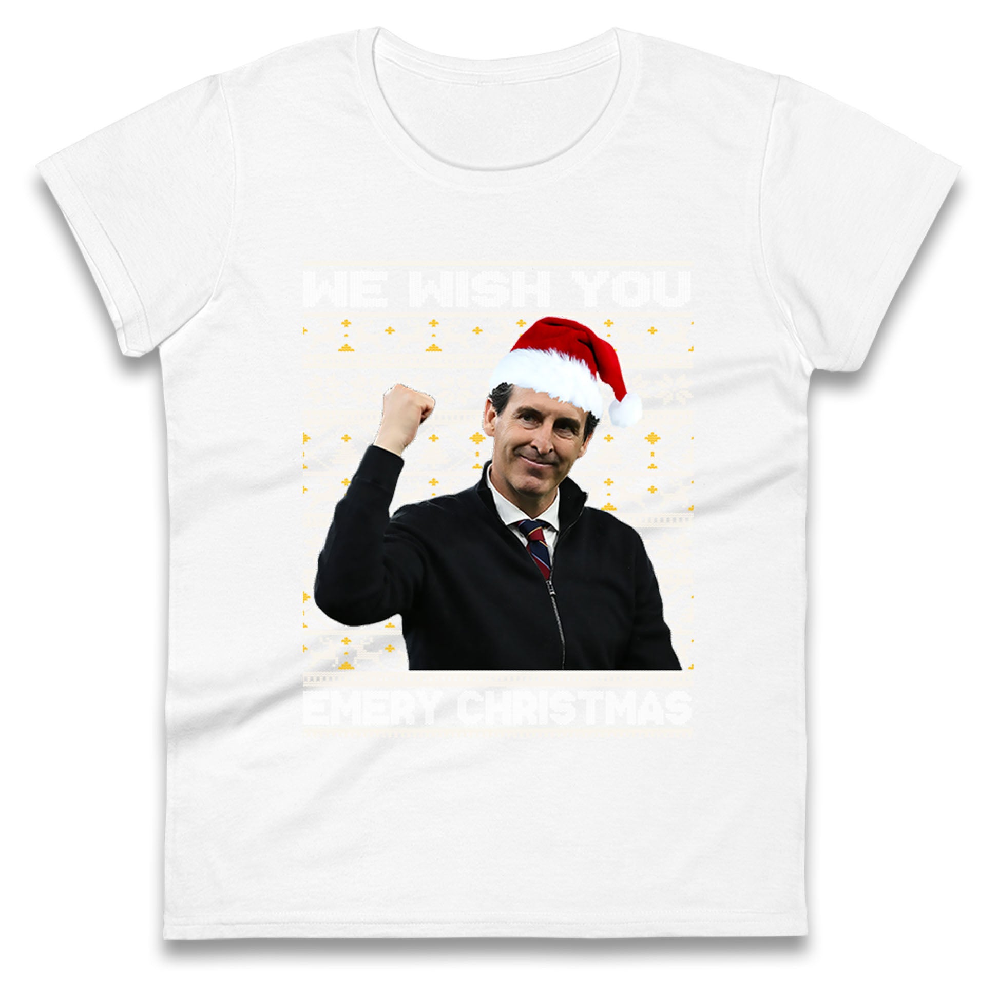 unai emery christmas womens t shirt