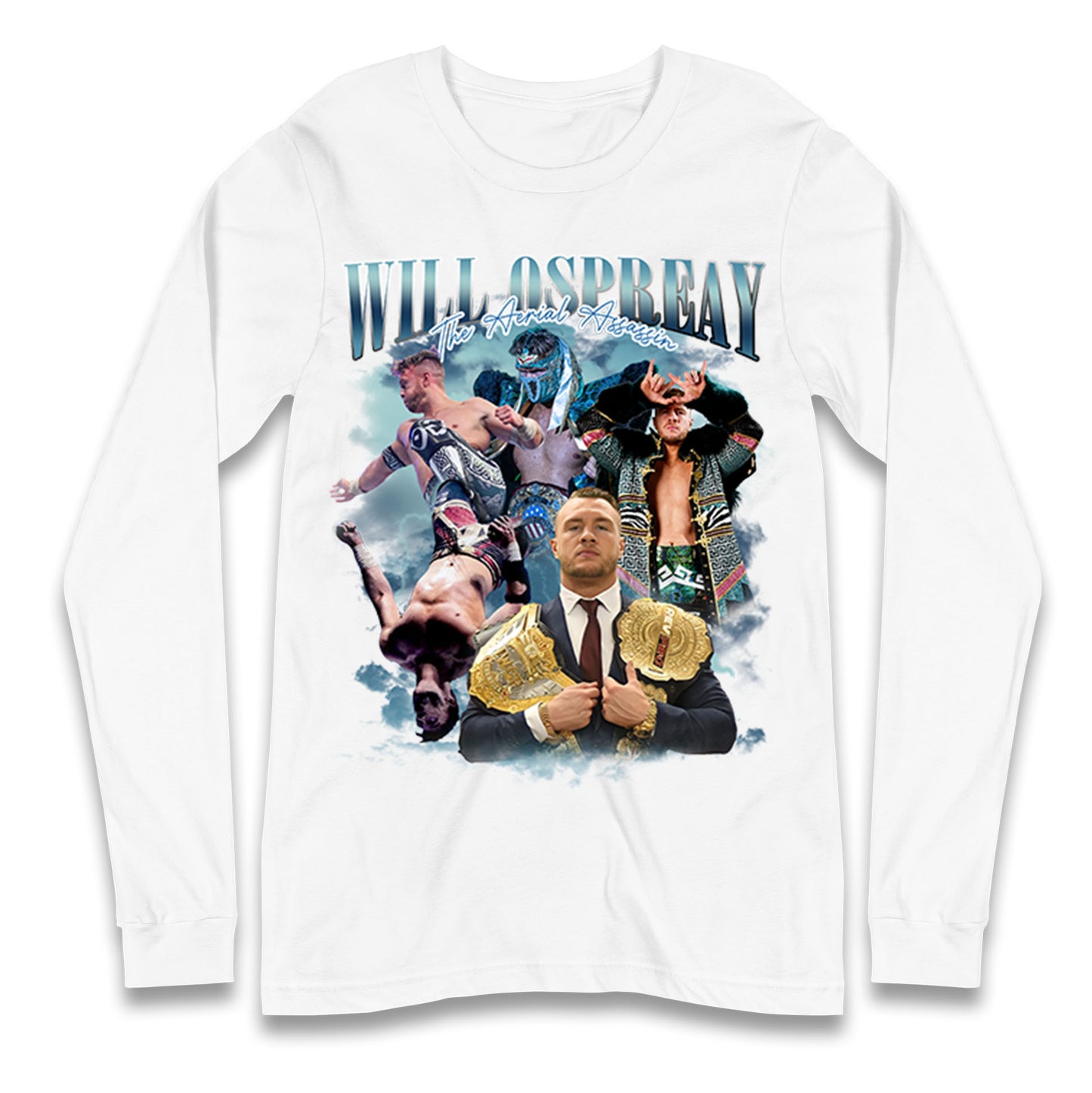 Will Ospreay The Aerial Assassin Wrestling Long Sleeve T Shirt