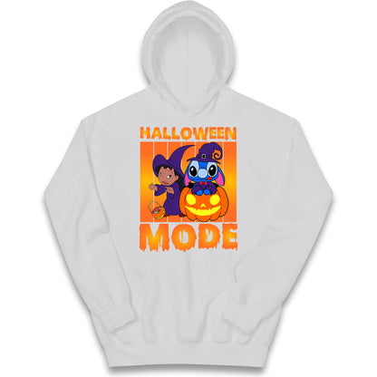 Lilo And Stitch Halloween Mode Kids Hoodie