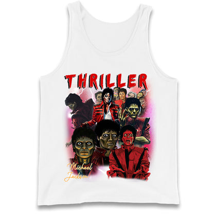 Michael Jackson Thriller Halloween Bootleg Tank Top