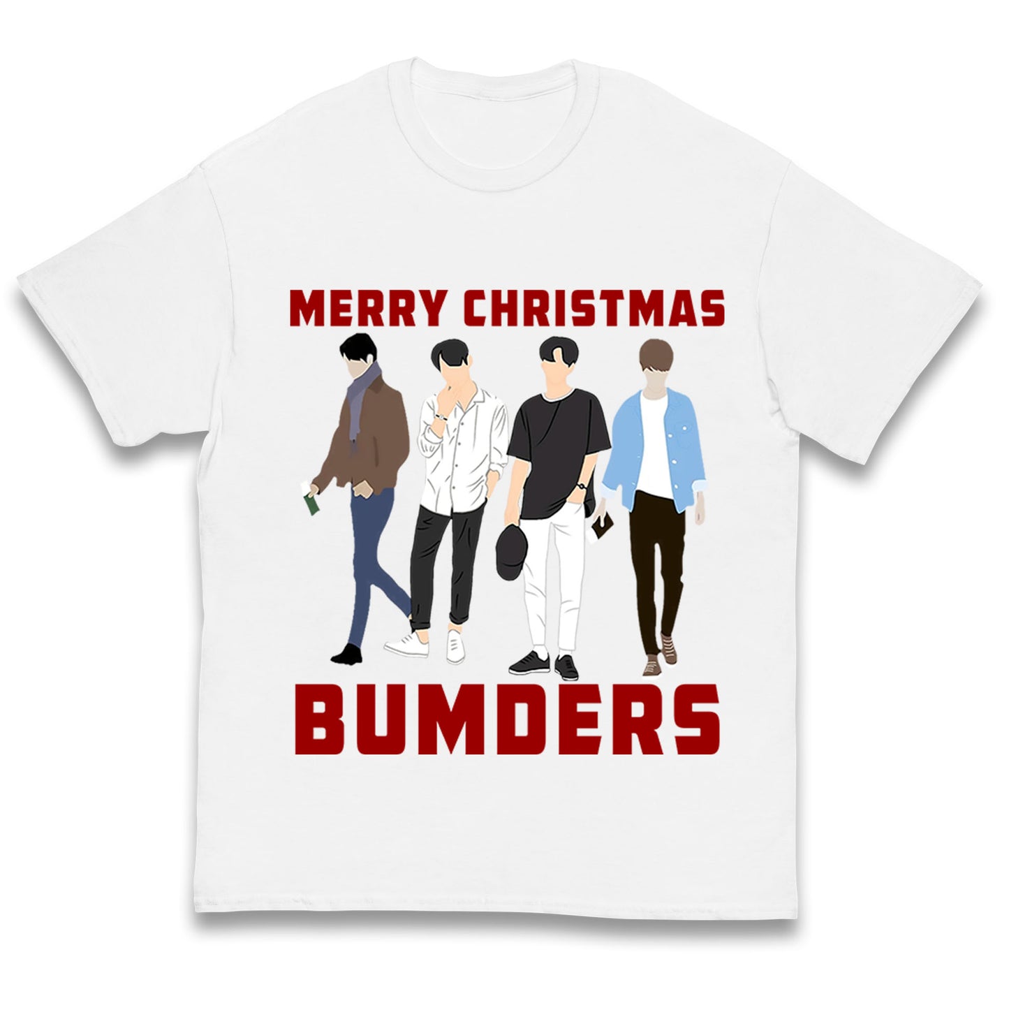 Merry Christmas Bumders The Inbetweeners Kids T Shirt