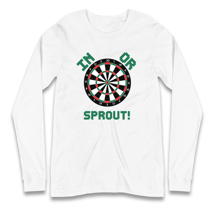 dartboard christmas long sleeve t shirt