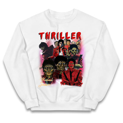 Michael Jackson Thriller Halloween Bootleg Kids Jumper