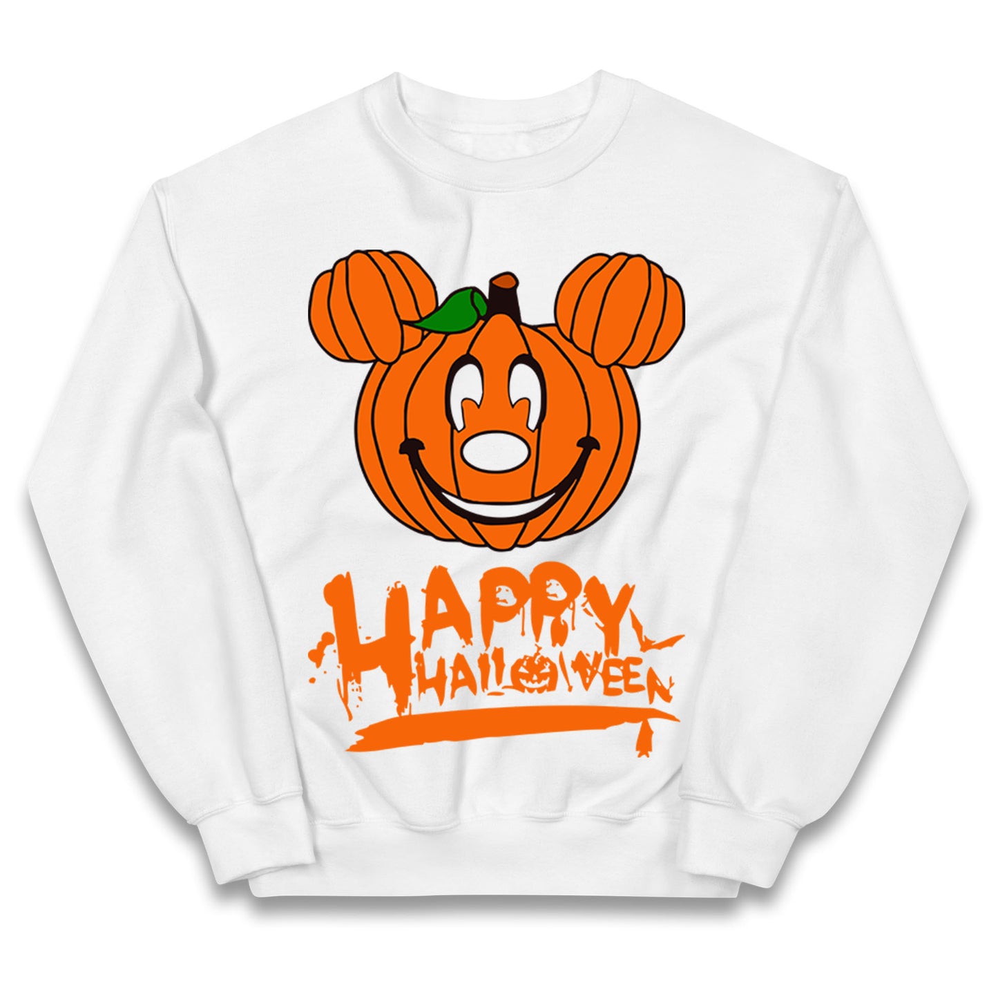 Mickey Mouse Pumpkin Happy Halloween Kids Jumper