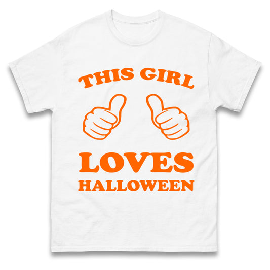 This Girl Loves Halloween T Shirts
