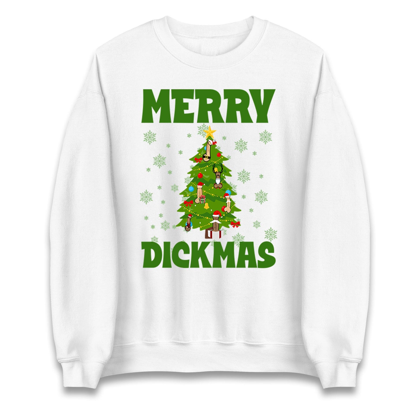 Merry Dickmas Funny Christmas Sweatshirt