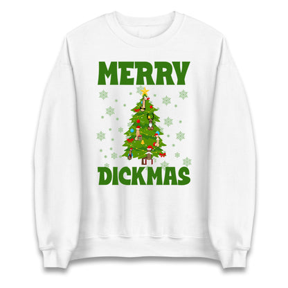 Merry Dickmas Funny Christmas Sweatshirt