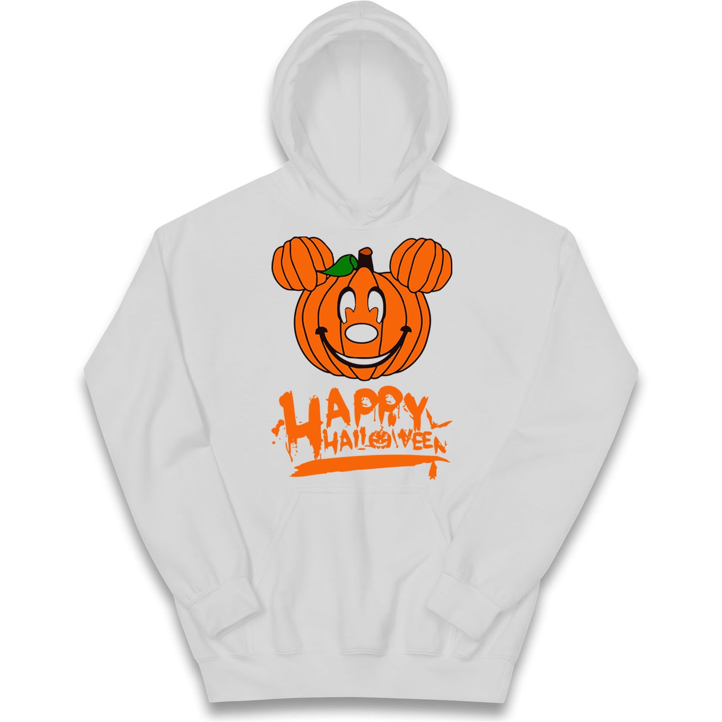 Mickey Mouse Pumpkin Happy Halloween Kids Hoodie