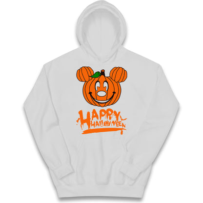 Mickey Mouse Pumpkin Happy Halloween Kids Hoodie